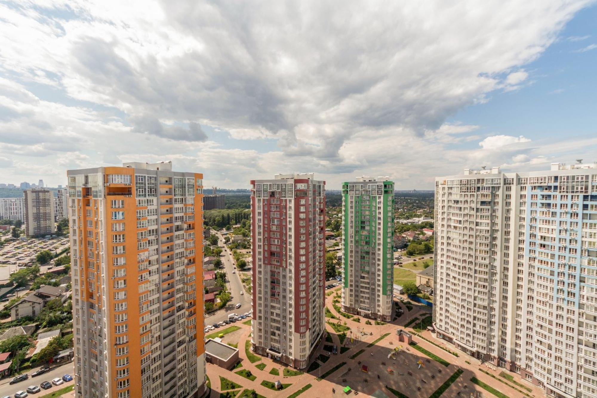Design Apartments With Panoramic View Kyiv Exterior photo